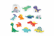 Babyleksaker - Edushape Dinosaur sjov til badet 13 dele - 19073