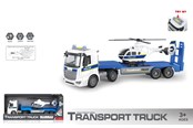Leksaksbil - Masen Transportbil m/lys lyd & helikopter - 22106