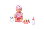 Dockor & Tillbehör - Micki Baby Pige Ella 28 cm m/7 dele - 18331