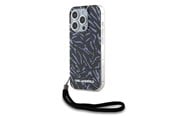 Mobile - Covers & Cases - Karl Lagerfeld Zebra With Cord iPhone 15 Pro Max Case - Purple - 3666339287436