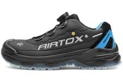 Säkerhetsutrustning & Arbetskläder - AIRTOX TX11 skyddsskor TX11 TransAm, Whitelayer spiktrampskydd, PRO smart lacing, svart/blå - Str. 39 - TX11_39
