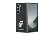 Mobile - Covers & Cases - Karl Lagerfeld Saffiano Metal Pin Case for Samsung Galaxy Z Fold 6 - Black - 3666339322571