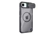 Mobile - Covers & Cases - Nillkin Iceblade Prop Magnetic Case with Lens Cover and Stand for iPhone 16e - Black - 6902048296367
