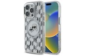 Mobile - Covers & Cases - Karl Lagerfeld IML Monogram Karl & Choupette Head MagSafe iPhone 16 Pro Case - Clear - 3666339318505