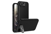 Mobile - Covers & Cases - Nillkin CarboProp Magnetic Case with Camera Cover and Stand for iPhone 16e / 17e - Black - 6902048297111