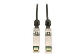Nätverkskabel - Tripp Lite Eaton Series SFP+ 10GBASE-CU Passive Twinax Copper Cable SFP-H10GB-CU50CM Compatible Black 20-in. (50.8 cm) - Svart - N280-20N-BK