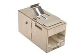 Nätverkskabel - Tripp Lite Eaton Series Cat6 Straight Through Modular Shielded In-line Snap-in Coupler (RJ45 F/F) TAA - Silver - N235-001-SH-6A