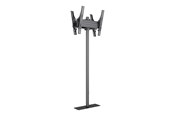 Väggfäste, AV-Möbel - Multibrackets M Pro Series stand - for 2 LED displays - single pole - black - Max 80 kg - recommended for 65" - 7340234813636