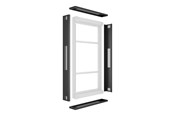 Väggfäste, AV-Möbel - Multibrackets M mounting kit - for digital signage display - frame 100% anti-corrosion anti-theft - black - Max 63 kg - recommended for 49" - 7340234812936