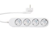 Smarta Hem - Shelly Power Strip Gen4 White - WiFi- och Zigbee-smart grenuttag - Shelly_PS4_Gen4_w