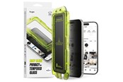 Mobiltelefontillbehör-Skyddsfilm - Ringke Easy Slide 2-pack Privacy Glass for iPhone 17 - Black - 8800328811881