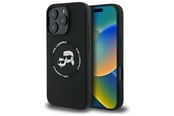 Mobile - Covers & Cases - Karl Lagerfeld KLHMP16XSKCHTCK iPhone 16 Pro Max 6.9" black/black hardcase Silicone Karl&Choupette Heads MagSafe - 3666339343408