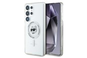 Mobile - Covers & Cases - Karl Lagerfeld Button Choupette Head Printed Logo MagSafe Samsung Galaxy S25 Ultra white - 3666339449919