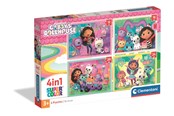 Pusselspel - Clementoni Puslespil 4-i-1 Gabby's Dollhouse Golv - 21752
