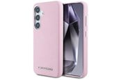 Mobile - Covers & Cases - Karl Lagerfeld Saffiano Full Wrapped Elongated Metal Logo MagSafe Case for Samsung Galaxy S25+ - Pink - 3666339450274