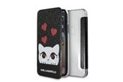 Mobile - Covers & Cases - Karl Lagerfeld Valentine iPhone X/Xs Case - Black - 3700740413647