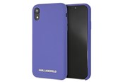 Mobile - Covers & Cases - Karl Lagerfeld Silicone iPhone Xr Case - Purple - 3700740435557