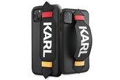 Mobile - Covers & Cases - Karl Lagerfeld Strap Case for iPhone 11 Pro 5.8" - Black - 3700740467442