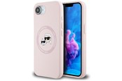 Mobile - Covers & Cases - Karl Lagerfeld Silicone Karl&Choupette Heads MagSafe iPhone 16e Case - Pink - 3666339453695