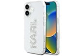 Mobile - Covers & Cases - Karl Lagerfeld IML Rhinestones Logo iPhone 16 Case - Transparent - 3666339356644