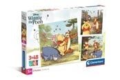 Pusselspel - Clementoni Puzzle Square - Disney Winnie the Pooh 3x48 pieces Golv - 25063