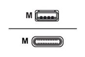 USB-kabel - Zebra - USB-C cable - USB to USB-C - CBL-MPM-USB1-01