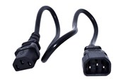 Strömkabel (intern) - Zebra - power cable - power IEC 60320 C13 to IEC 60320 C14 - 50 cm - CS-RAC-IEC-CRD