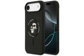 Mobile - Covers & Cases - Karl Lagerfeld Silicone Karl&Choupette Ring MagSafe Case for iPhone 17 Air - Black - 3666339549541