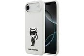 Mobile - Covers & Cases - Karl Lagerfeld Silicone Karl Sketch & Logo MagSafe Case for iPhone 17 Air - White - 3666339498580