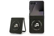 Mobile - Covers & Cases - Karl Lagerfeld Karl&Choupette Pins MagSafe Case for Samsung Galaxy Z Flip 7 - Black - 3666339559366