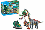 Playmobil - Playmobil Dinos - Brachiosaurus med svävare - 71819