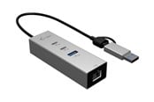 USB Hub - I-Tec - hub - 3 ports USB Hub - 3 porte - Grey - CAMETALG325HUB