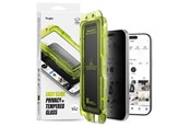 Mobiltelefontillbehör-Skyddsfilm - Ringke Easy Slide 2-pack Privacy Glass for iPhone 17 Pro - Black - 8800328811430