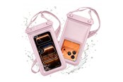 Mobile - Covers & Cases - Tech-Protect UWC7 6.9" Waterproof Case - Pink - 5906302323951