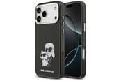 Mobile - Covers & Cases - Karl Lagerfeld IML Aquarelle Karl & Choupette & Logo MagSafe Case for iPhone 17 Pro - Black - 3666339531195