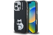Mobile - Covers & Cases - Karl Lagerfeld IML Aquarelle Choupette & Logo iPhone 16 Pro Case - Black - 3666339464400