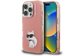 Mobile - Covers & Cases - Karl Lagerfeld IML Aquarelle Choupette & Logo Case for iPhone 16 Pro Max - Pink - 3666339464592