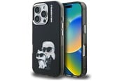 Mobile - Covers & Cases - Karl Lagerfeld IML Aquarelle Karl & Choupette & Logo iPhone 16 Pro Case Black - 3666339464769
