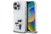 Mobile - Covers & Cases - Karl Lagerfeld IML Aquarelle Karl & Choupette & Logo Case for iPhone 16 Pro Max - White - 3666339464950