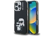 Mobile - Covers & Cases - Karl Lagerfeld IML Aquarelle Karl & Choupette & Logo Case for iPhone 16 Pro Max - Black - 3666339464776
