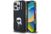 Mobile - Covers & Cases - Karl Lagerfeld IML Aquarelle Karl & Logo MagSafe Case for iPhone 16 Pro Max - Black - 3666339465315