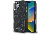 Mobile - Covers & Cases - Karl Lagerfeld IML Leopard Pattern MagSafe Case for iPhone 16 - Black - 3666339465469