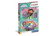 Pusselspel - Clementoni Puzzle Gabby's Dollhouse 2x60 pieces (2025) Golv - 24819