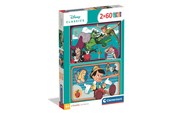Pusselspel - Clementoni Puzzle WD Classic 2x60 pieces Golv - 24823