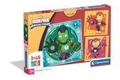 Pusselspel - Clementoni Puzzle Square Iron Man and His Awesome 3x48 pieces Golv - 25004