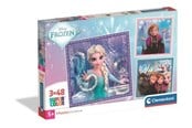 Pusselspel - Clementoni Puzzle Square Frozen 3x48 pieces (2025) Golv - 25021C