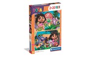 Pusselspel - Clementoni Puzzle Dora The Explorer 2025 2x20 pieces Golv - 24827