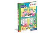 Pusselspel - Clementoni Puzzle Peppa Pig 2x20 pieces Golv - 24831
