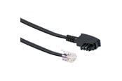 Nätverkskabel - Schwaiger phone cable - 10 m - black - Svart - TAL6532533