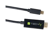Displaykabel - IC INTRACOM TECHly video / audio / data cable - HDMI / USB - 2 m - IADAP USBC-HDMI2TY